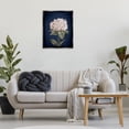 thumbnail image 3 of Stupell Industries Single Hydrangea Bloom Botanical & Floral Painting Black Floater Framed Canvas Art Print Wall Art, 25 x 31, 3 of 10