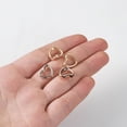 thumbnail image 4 of Set of 50 Heart Spacer Bead Hollow Peach Pendant Hollow Heart Shape Beads CCB Spacer Connectors for Jewelry, 4 of 9