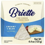 Briette Cheese Brie Creamy Blue 4.4 Oz - Pack Of 10