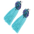 thumbnail image 4 of Boucles d'Oreilles Pompon, Boucles d'Oreilles de Déclaration Pompon Longues Boucles d'Oreilles Pompon Boucles d'Oreilles sur Mesure pour la Perfection, 4 of 14