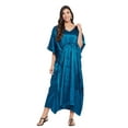 thumbnail image 3 of Oussum Women Kaftans Satin Long Maxi Dress for Women's Caftans Plus Size Nightwear Evening Dresses Online, 3 of 8