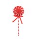 thumbnail image 2 of Adorno Navideño de Piruleta Colorido | Caramelo Rojo de Plástico con Lazo | Decoración Navideña de 21 Cm para El Hogar y Fiestas, 2 of 6