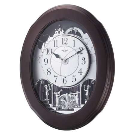 UPC 009136871065 product image for Rhythm USA Nostalgia Espresso Wall Clock | upcitemdb.com