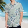 thumbnail image 5 of High Quality Hawaiian Shirts for Men Short Sleeve Aloha Beach Shirt Floral Summer Casual Button Down Shirts Blouses 43VNP5, 5 of 7
