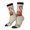 2 Black-1, variant on Flamingo Sitting On Chair Crew Socks for Men & Women, Breathable Casual Athletic Ankle Socks