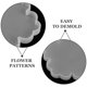 thumbnail image 5 of 1 juego de moldes de silicona para flores: moldes de resina epoxi para hacer posavasos florales - Moldes de silicona reutilizables para manualidades, 5 of 6