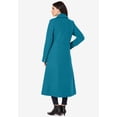 thumbnail image 3 of Roaman's Women's Plus Size Long Tailored Wool Blend Coat, 3 of 5