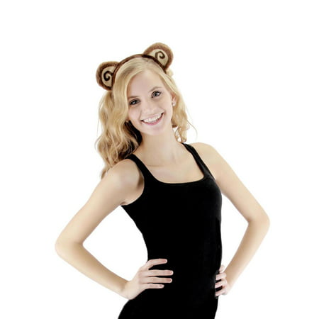 Monkey Ears & Tail Costume Accessory Kit Adult