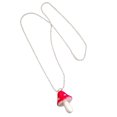 thumbnail image 1 of 1Pc en Forme de Champignon Pendentif Décoratif Collier Collier Chaîne Clavicule Accessoire de Cou, 1 of 8