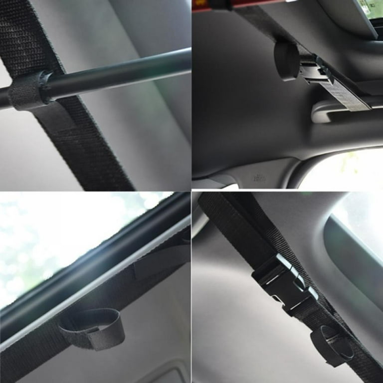 Adjustable Fishing Rod Rack Vehicle Fishing Rod Holder Fishing Rod Storage  Rack with Suction Cups Attach for Vehicle Car/Truck/SUV/Boat/Smooth Glass 