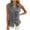*Gray, variant on VBVC Women's Sleeveless Button Down Shirt, Ladies' Collared V-Neck Blouse, Casual Pocket Work Office Tank Top For Women,Black,S-2XL