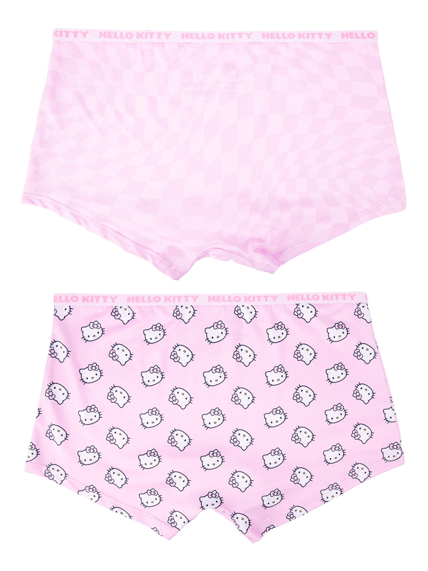 Hello Kitty Woman's and Juniors Boyshort Underwear, 2-Pack, Size S-XL