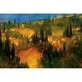thumbnail image 3 of Craig, Philip 18x13 Black Modern Framed Museum Art Print Titled - Hillside - Tuscany, 3 of 5