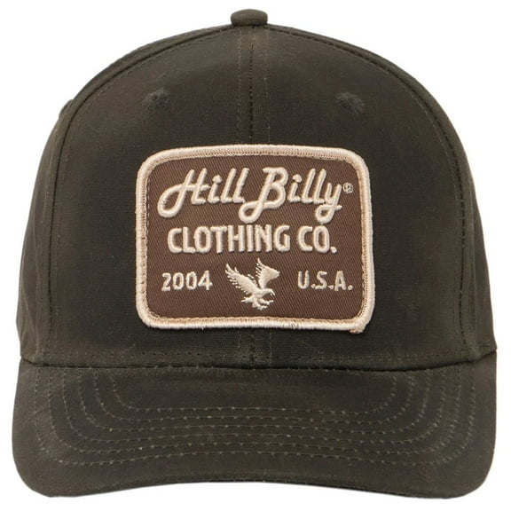 H3 BA92355 Hillbilly Green Waxed Canvas Snapback