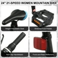 thumbnail image 6 of Ktaxon 24 inch Mountain Bike for Women, Dual V Brakes 21 Speeds Women Bike, 6 of 9