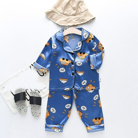 

Baby Girl Pajamas Girl Pajamas Blue Home Clothes Cartoon Bathrobe Plush Deals Of the Week 100