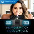 thumbnail image 2 of Cámara web USB Adesso CyberTrack K1 1080P Full HD con enfoque fijo, ángulo de visión ajustable, micrófonos duales integrados, obturador de privacidad, modo de audio/video, interruptor de encendido/apa, 2 of 5