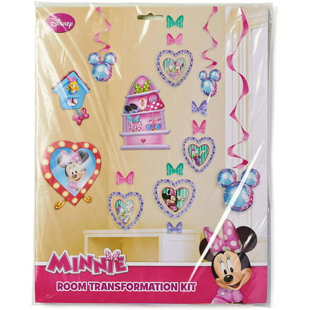 Minnie Mouse Bow Tique Party Room  Decorating  Kit  Value 