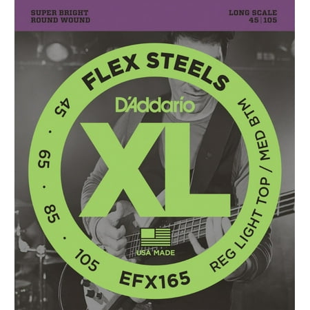 UPC 019954902292 product image for D'Addario Flexsteels Long Scale Bass Guitar Strings (45-105) | upcitemdb.com