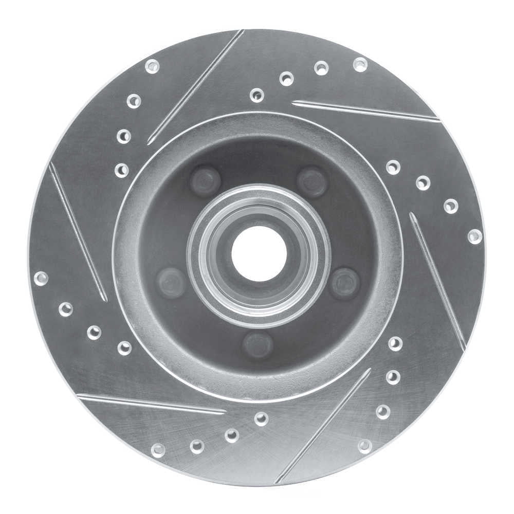Dynamic Friction Company 631-40064R DFC Brake Rotor - Drilled And Slotted - Silver