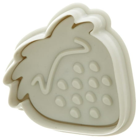 

Ateco 1981 Strawberry Plunger Cutters for Cutting Decorations & Direct Embossing Spring-loaded Handle Food Safe Plastic