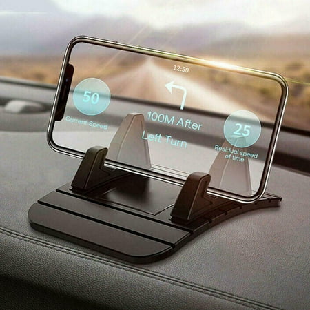 Anti-slip Car Silicone Holder Mat Pad Dashboard Stand Mount For Phone GPS Bracket For iPhone Samsung Xiaomi Huawei Universal（2pack)