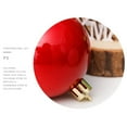 thumbnail image 2 of Linyer Pack of 30 Christmas Balls Atmospheres Decorative Ornament Party Festival Prop Indoor Garden Decoration Pendants Home 6cm Red Gold, 2 of 8
