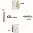 thumbnail image 4 of GAEKEAO Small Womens Wallet RFID Blocking Bifold Card Holder Tassel Vegan Leather Wallets Cute Pattern with Zipper Pocket, 4 of 6