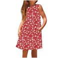 thumbnail image 4 of LOVZFMLL Robe à Manches Longues à Col Rond Imprimé Floral à la Mode pour Filles, 4 of 8