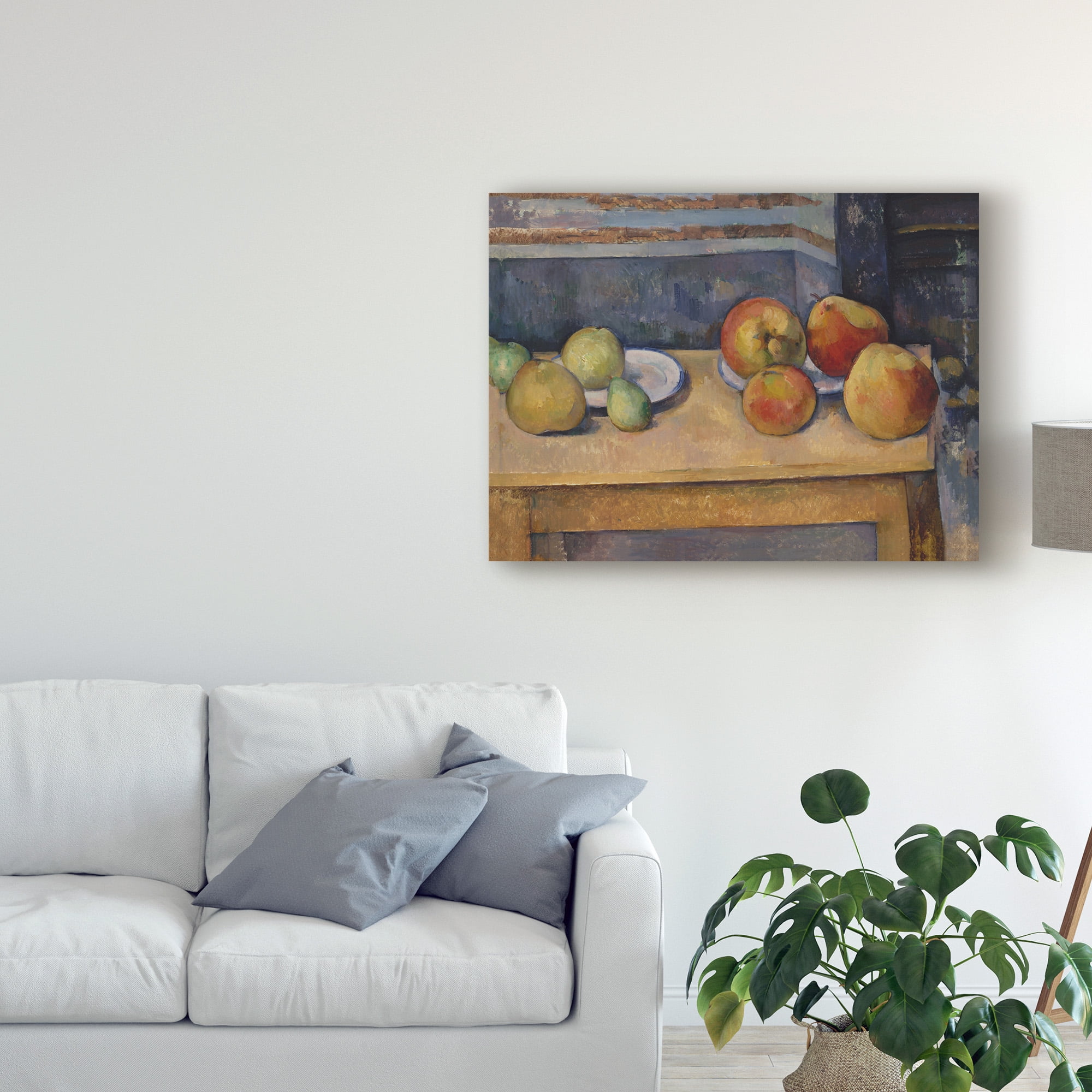 Trademark Fine Art 'Still Life with Apples and Pears' Canvas Art by Paul Cezanne