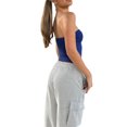 thumbnail image 6 of Canis Women's Strapless Ribbed Knit Solid Color Tube Tops for Summer, 6 of 9