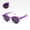 Purple, variant on Frnrwgo Kids Foldable Polarized Sunglasses UV Protection Outdoor Girls Boys Sunscreen Glasses Ages 2-12