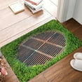 thumbnail image 2 of Funny 3D Traps Manhole Cover Doormat Bathroom Printed Soft Mat Kitchen Door Floor Hallway Anti-slip Floor Rug Door Mat Area Rugs, 2 of 6