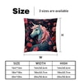 thumbnail image 5 of Unicorn Velvet Throw Pillow Inserts with Unique Patterns - Set of 2 - 16x16, 18x18, 20x20 inches for Throw Pillow Covers - Various Occasions, 5 of 6