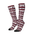 thumbnail image 2 of Daiia Sports Socks Buffalo Plaid Forest Printed Novelty Crew Socks for Men Women Knee High Socks Cotton Socks Soft & Breathable Support Unisex Socks, 2 of 9