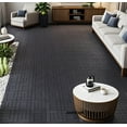 thumbnail image 2 of Anykoon ZZ Style 12" Patio Deck Tiles,44pcs, DIY Module Interlocking Decking Tiles Floor Tile Outdoor and Indoor,Easy and Quick Installation Court Tiles for Porch Poolside Balcony Backyard,DARK GRAY, 2 of 7