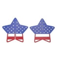 thumbnail image 1 of Patriotic Wood Star Standing Blocks, Colorful 4th Of July Tabletop Decor Non Fade Reusable Durable Gift Boxwood  For Desktop Decoration, 1 of 8