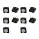 thumbnail image 1 of 10Pcs Interruptor de botón táctil momentáneo DIP de 2 pines de 8mmx8mm para PCB, 1 of 2