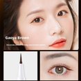 thumbnail image 4 of 2 Colors Liquid Eyeliner Eyebrow Pencil Soft Brush Sweatproof Smooth Waterproof Long-lasting C3j7, 4 of 8