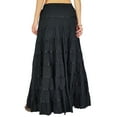 thumbnail image 5 of Phagun Women Cotton Long Skirt 9 Panel Full Circle Skirt Maxi Summer Clothing, 5 of 5