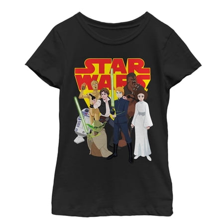 STAR WARS Girls' Casual, Black, X-Large | Walmart Canada