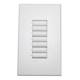 thumbnail image 2 of Lutron St-7B-Ni-Wh  White 15V Homeworks 7-Button Architectural Seetouch Keypad, 2 of 2