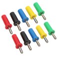 thumbnail image 1 of Banana Plugs, Stable Signal Transmission  Electrical Conductivity Lightweight 10pcs Rustproof Stackable Connector Welded Solid  For Security Accessories, 1 of 8