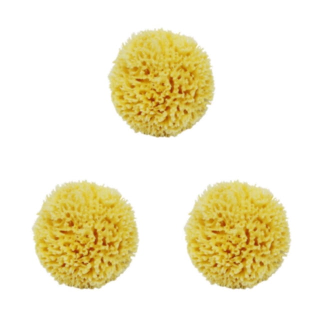 maskred Greek Sponge For Bathing Soft And Durable For Long Time Natural Sea Sponges For Bathing Honeycombs Natural Sea Sponge yellow 3Set