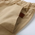thumbnail image 6 of Outfmvch Cargo Pants for Men Long Johns for Men's Solid Color Tooling Multi-pocket Casual Pants Leggings Trousers Men's Pants Khaki L, 6 of 7