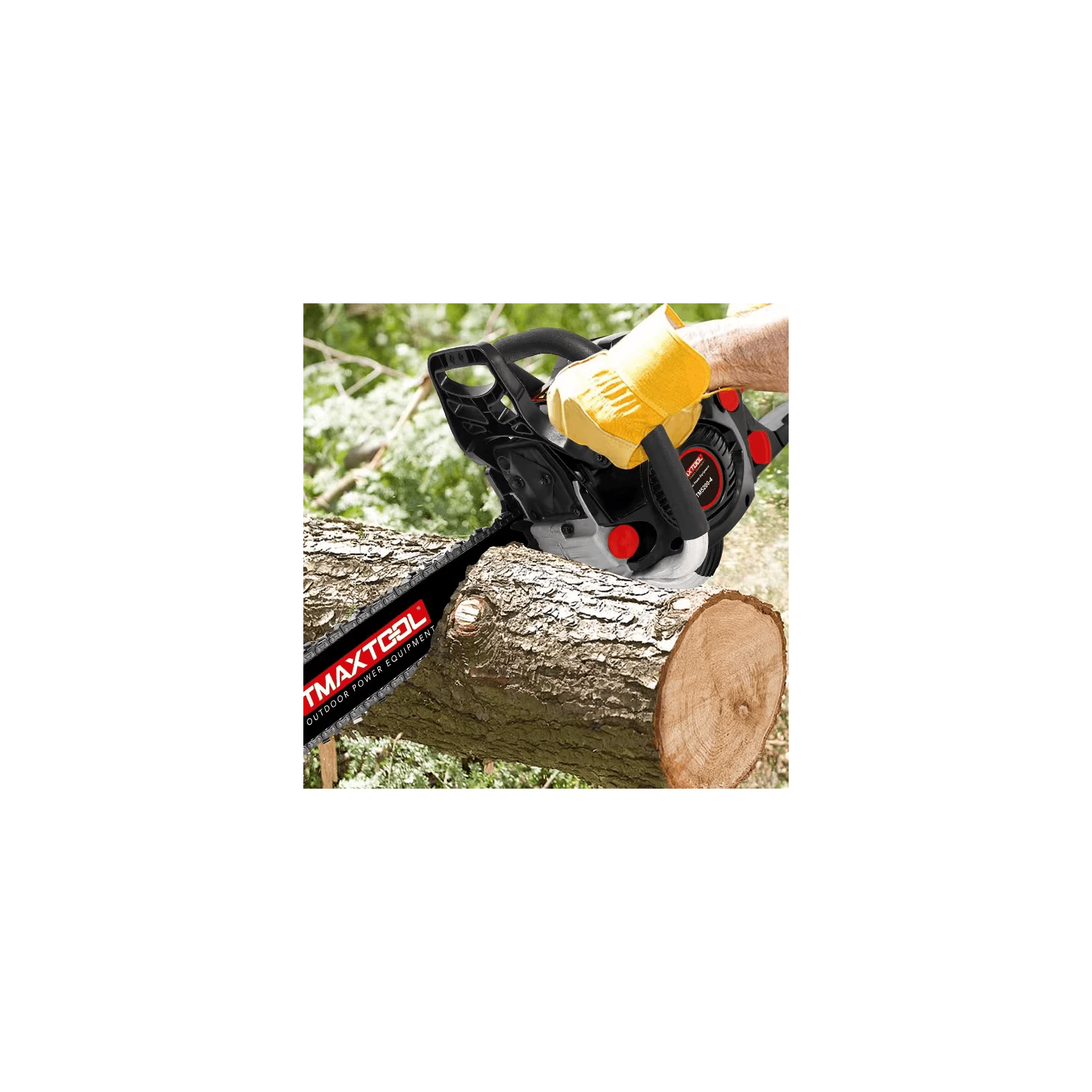 62cc Powerful 20 inch Gas Chainsaw with 2 Stroke - Perfect for Pruning, Limbing, and Sawmill Operations,Black