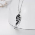 thumbnail image 6 of AOVEAO Angel Wing Necklace 925 Sterling Silver Pendant Necklaces Birthday Gifts Jewelry for Women Mom Daughter Wife, 6 of 9