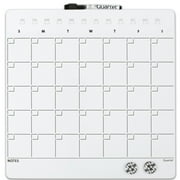 Quartet Magnetic Dry-Erase Calendar Board, 14" x 14", Frameless