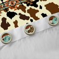 thumbnail image 4 of Castle Fairy Cow Bull Print Blackout Curtains Set of 2 (52x84 Each) for Women Men Teenagers,Farmhouse Animal Window Curtains,Bohemian Aztec Curtains and Drapes,Breathable Home Decor, 4 of 6