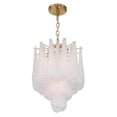 thumbnail image 4 of OLL-6004-AG-CL Crystorama Lighting Ollie - 4 Light Pendant-19.25 Inch Tall and 14.25 Inch Wide-Aged Brass Finish-Clear Glass Color, 4 of 9